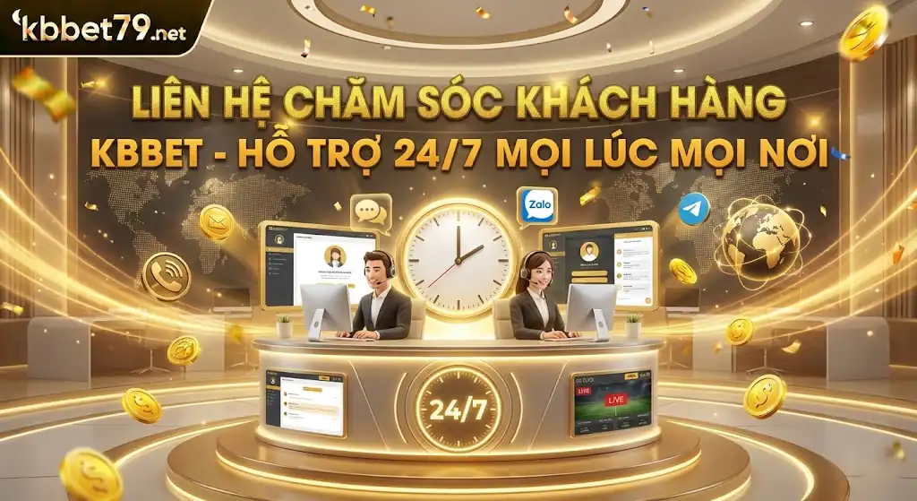 Liên Hệ Chăm Sóc Khách Hàng KBBET - Hỗ Trợ 24/7 Mọi Lúc Mọi Nơi - KBBET